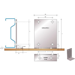 Echantignole boulonnée pour type Sigma 140 à 260mm