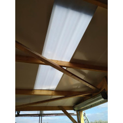 Couverture Translucide Thermoroof 40 Polycarb 45-333 H nerv 45mm x L 1000mm