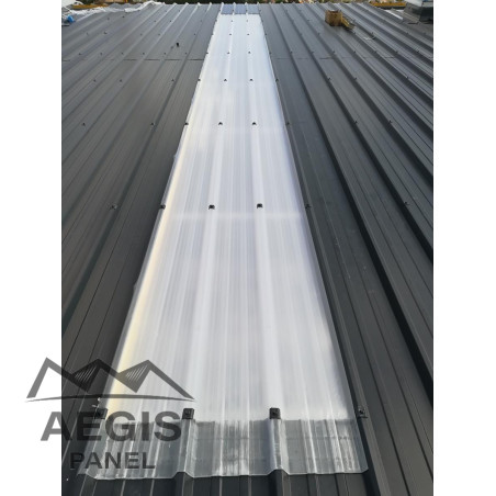 Couverture Translucide Thermoroof 40 Polycarb 45-333 H nerv 45mm x L 1000mm