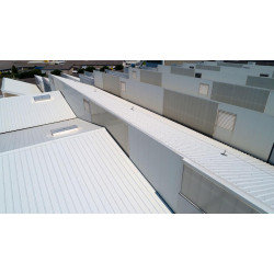 Couverture Panneau Sandwich Vulcasteel Roof H nerv 37mm x 1000mm 25µ