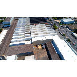 Couverture Panneau Sandwich Vulcasteel Roof H nerv 37mm x 1000mm 25µ