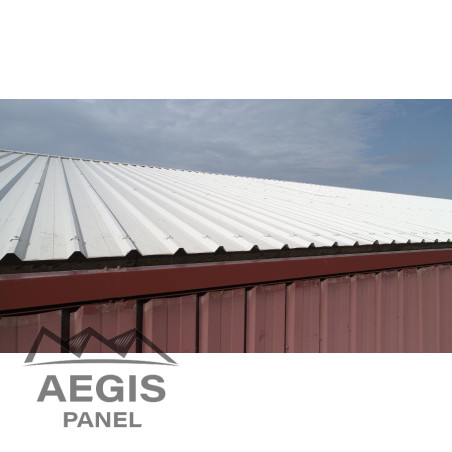 Couverture Panneau Sandwich Vulcasteel Roof H nerv 37mm x 1000mm 25µ