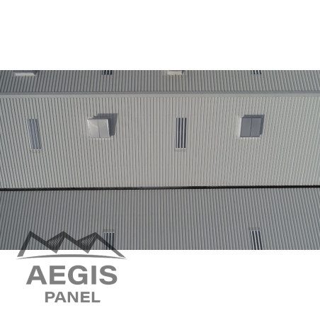 Couverture Panneau Sandwich Vulcasteel Roof H nerv 37mm x 1000mm 25µ