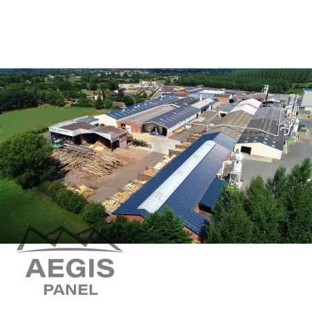 Couverture Panneau Sandwich Vulcasteel Roof H nerv 37mm x 1000mm 25µ