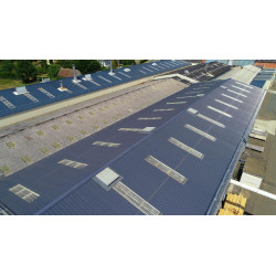 Couverture Panneau Sandwich Vulcasteel Roof H nerv 37mm x 1000mm 25µ