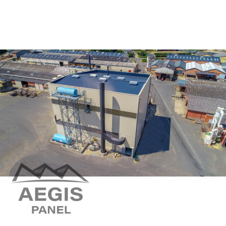 Couverture Panneau Sandwich Vulcasteel Roof H nerv 37mm x 1000mm 25µ