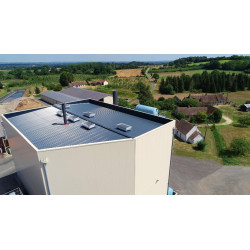 Couverture Panneau Sandwich Vulcasteel Roof H nerv 37mm x 1000mm 25µ