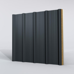 Couverture Panneau Sandwich Vulcasteel Roof H nerv 37mm x 1000mm 25µ