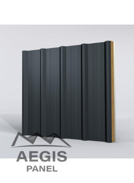 Couverture Panneau Sandwich Vulcasteel Roof H nerv 37mm x 1000mm 25µ