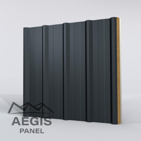 Couverture Panneau Sandwich Vulcasteel Roof H nerv 37mm x 1000mm 25µ