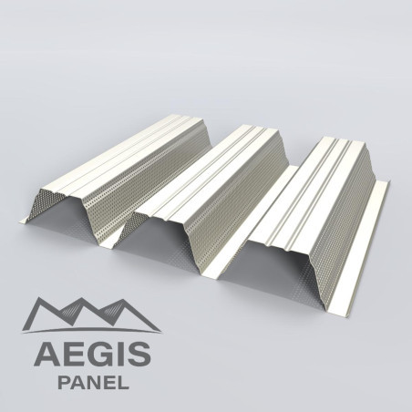 Support d'étanchéité toiture plate 15µ perforée H nerv 113mm x L960mm