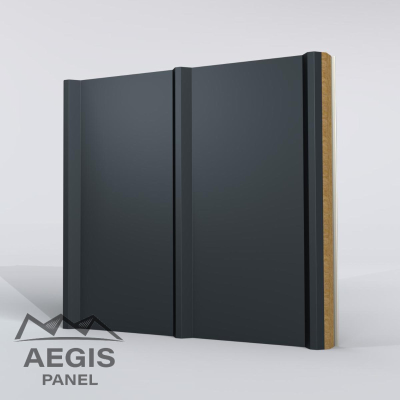 Couverture Panneau Sandwich Vulcasteel Roof 37-500 H nerv 37mm x 1000mm 25µ