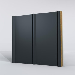 Couverture Panneau Sandwich Vulcasteel Roof 37-500 Alpha H nerv 37mm x 1000mm 25µ