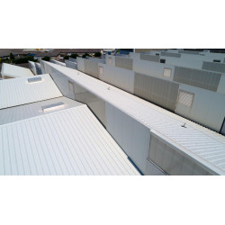 Couverture Panneau Sandwich Vulcasteel Roof Alpha H nerv 37mm x 1000mm 25µ