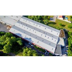 Couverture Panneau Sandwich Vulcasteel Roof Alpha H nerv 37mm x 1000mm 25µ