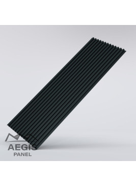 Bardage architectural Sonora Durable H nerv 24mm x L 600mm