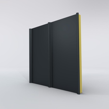 Couverture Panneau Sandwich Roof 1000 H nerv 45mm L 1000mm 25µ