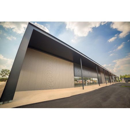 Bardage H nerv 10mm x L1100mm 25µ