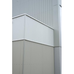 Bardage H nerv 10mm x L1100mm 25µ