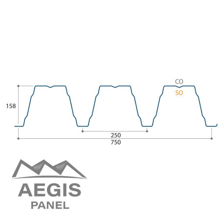 Plancher sec Interieurcoating H nerv 158mm x L750mm 15µ