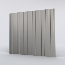 Bardage H nerv 10mm x L1100mm 25µ