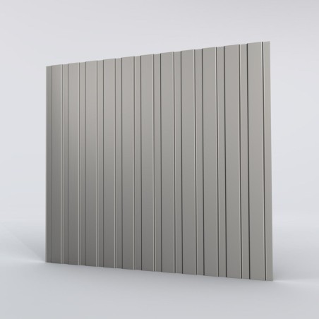 Bardage H nerv 10mm x L1100mm 25µ