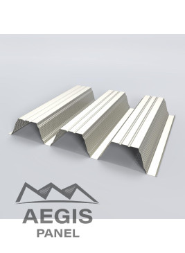 Bardage double peau perforée L600mm x P110mm 15µ