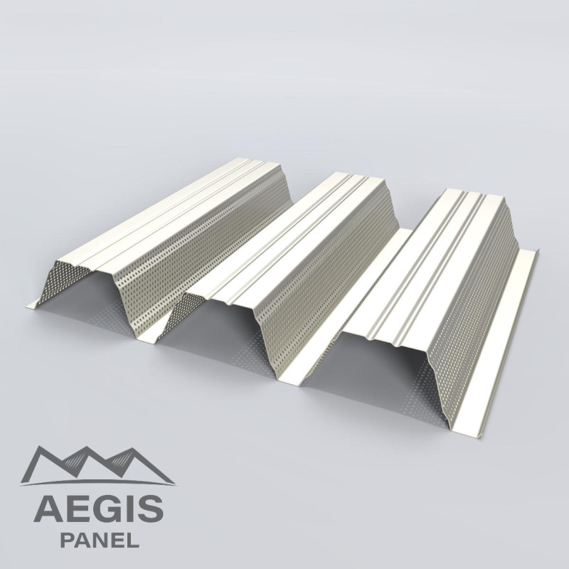 Bardage double peau perforée L600mm x P110mm 15µ