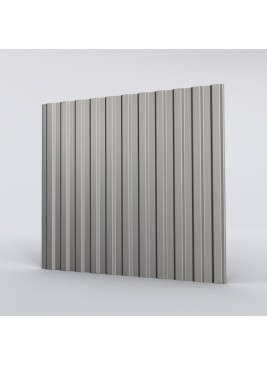 Bardage H nerv 14mm x L1000mm 25µ