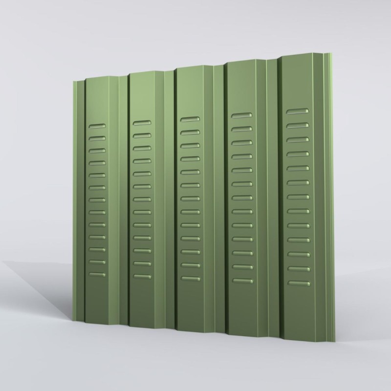 Bardage Tôle sèche avec ventilation Hnerv 35mm x L 1035mm 25µ