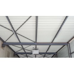 Support d'étanchéité Tôle sèche Galva perforée Hnerv 56mm x L900mm - 225mm