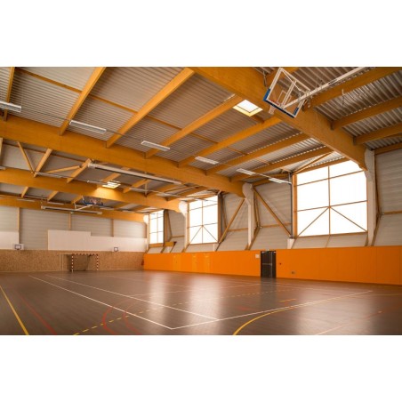 Support d'étanchéité Tôle sèche Perfo Plage Interieurcoating perforée Hnerv 56mm x L900mm 15µ