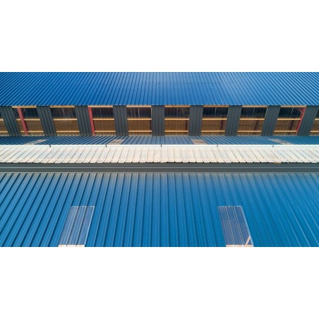 Couverture Tôle sèche Grandemat Farm Hnerv 45mm x L1000mm 40/35µ