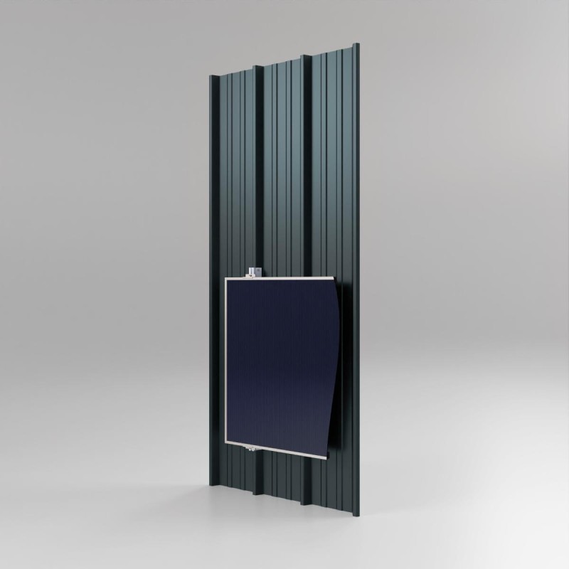 Panneau Sandwich double tôle Grandemat Farm H nerv 45mm x L 1000mm 25µ