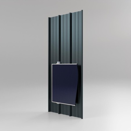 Panneau Sandwich double tôle Grandemat Farm H nerv 45mm x L 1000mm 25µ