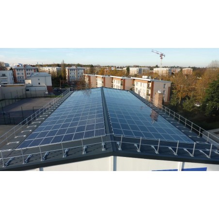 Panneau Sandwich double tôle Grandemat Farm H nerv 45mm x L 1000mm 25µ