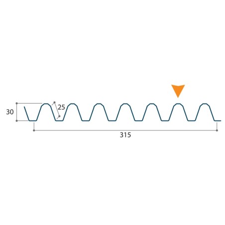 Bardage architectural Essential H ond 30mm x L 315mm