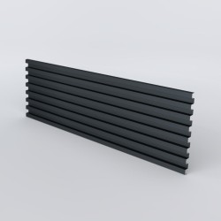Bardage architectural Sonora Durable H nerv 24mm x L 600mm