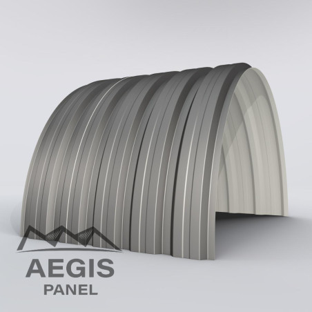 Bardage Tôle sèche Sans Ventilation Hnerv 30mm x L 1035mm 25µ