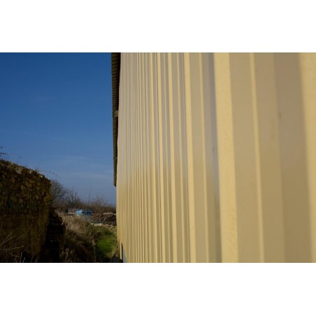 Bardage Tôle sèche Sans Ventilation Hnerv 30mm x L 1035mm 25µ