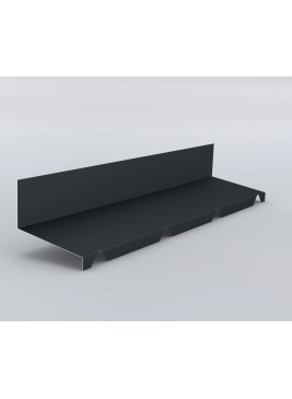 Faitière crantée contre mur montante P45