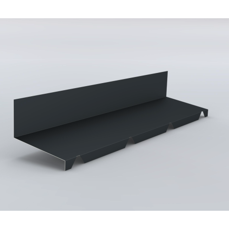 Faitière crantée contre mur montante P45