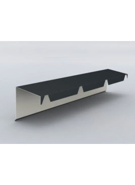Faitière crantée contre mur descendante P45