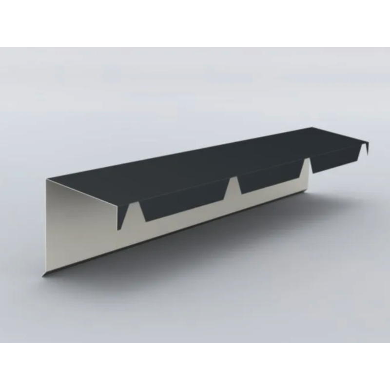 Faitière crantée contre mur descendante P45