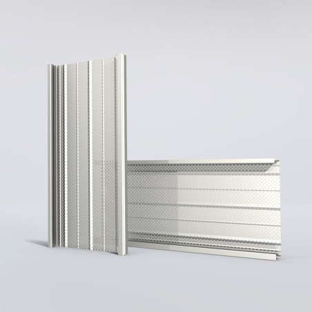 Couverture double peau perforée H nerv 70mm x L450mm 15µ