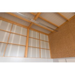 Couverture double peau perforée H nerv 72mm x L400mm 15µ