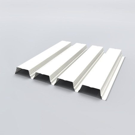 Support d'étanchéité Tôle sèche Perfo Galva Hnerv 73mm x L780mm