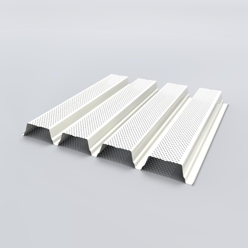 Support d'étanchéité Tôle sèche Perfo Plage Galva Hnerv 73mm x L780mm