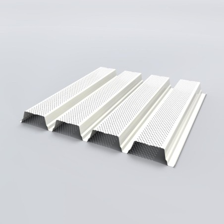 Support d'étanchéité Tôle sèche Perfo Plage Galva Hnerv 73mm x L780mm