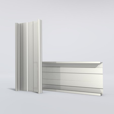 Couverture double peau perforée H nerv 90mm x L400mm 15µ